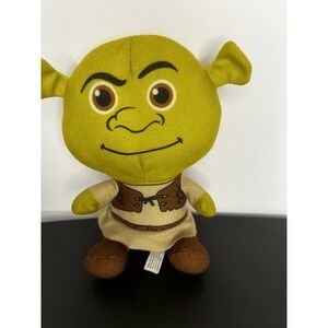 Shrek Green Ogre Plush 7" Big Head Stuffed Toy DreamWorks Preowned